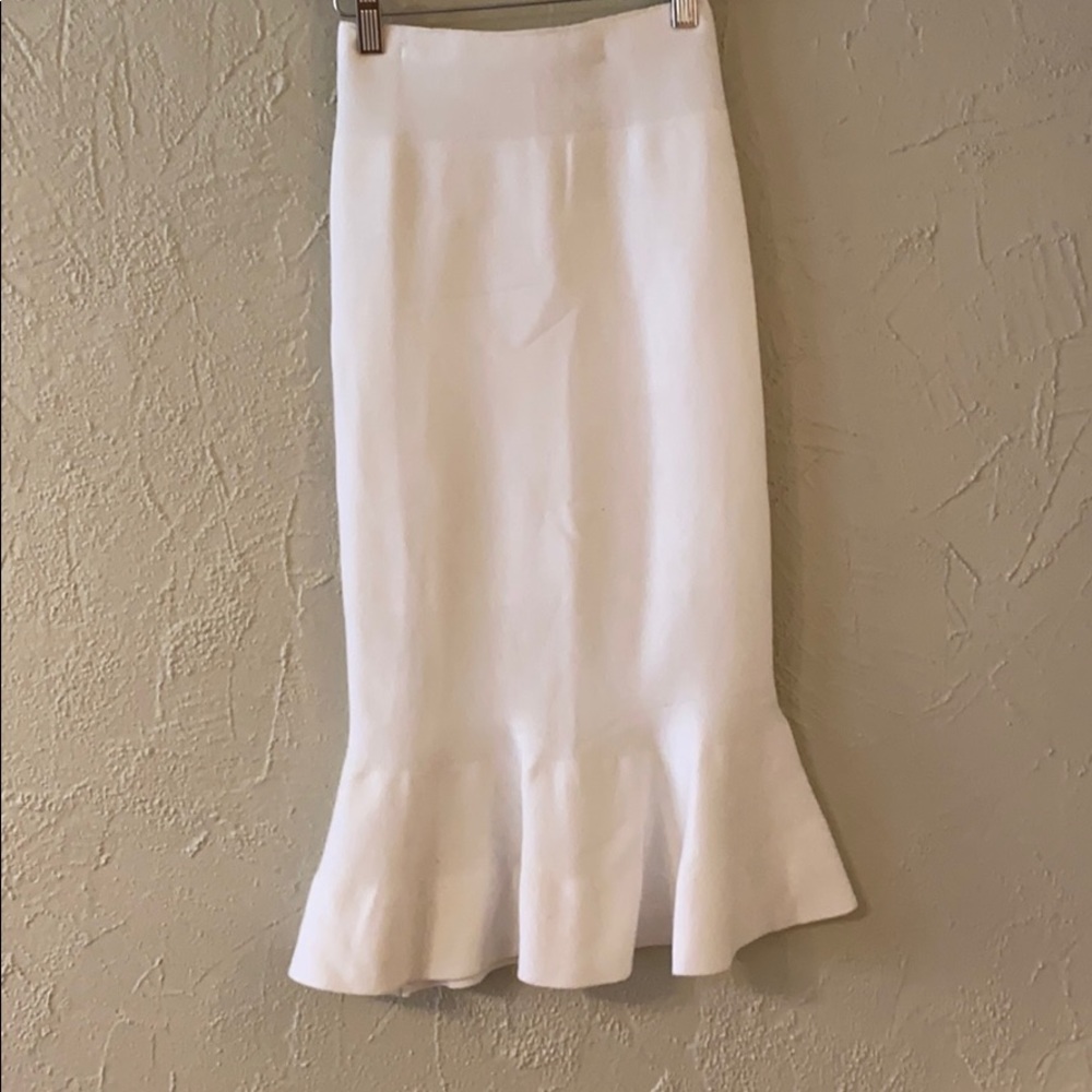 White skirt